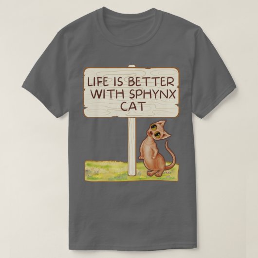 猫 Tシャツ (デザイン正面)