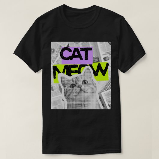 猫 Tシャツ (デザイン正面)