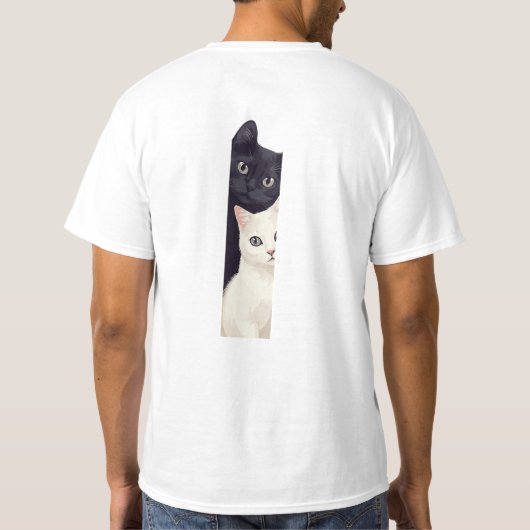 猫 Tシャツ (裏面)