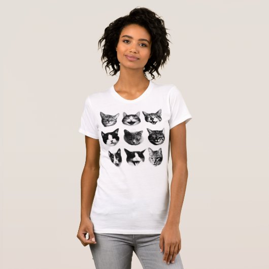 猫 Tシャツ (正面フル)