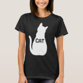 猫 Tシャツ (正面)