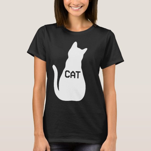 猫 Tシャツ (正面)