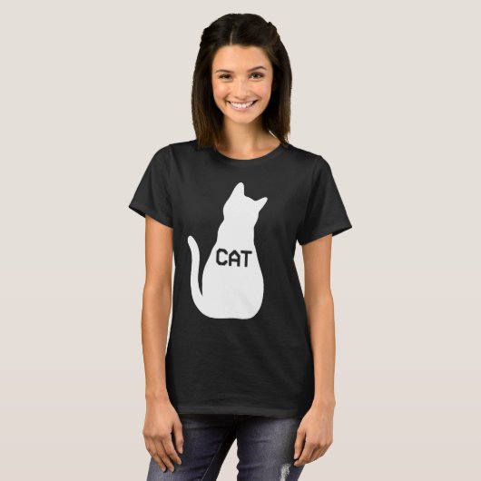 猫 Tシャツ (正面フル)
