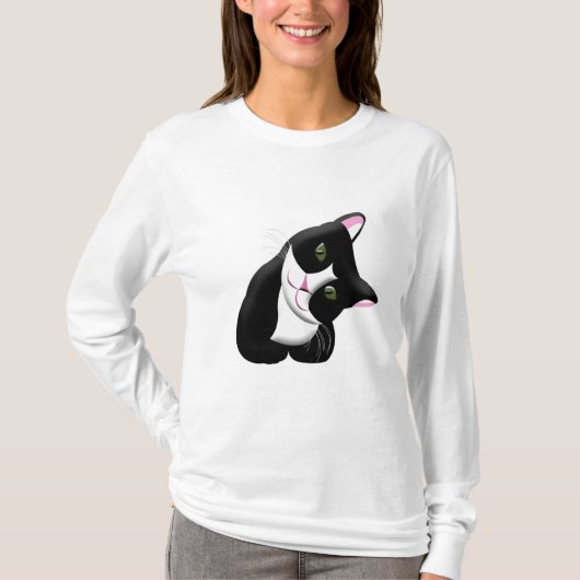 猫 Tシャツ (正面)