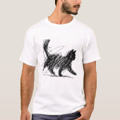猫 Tシャツ (正面)