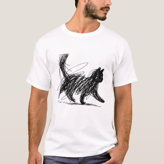 猫 Tシャツ (正面)