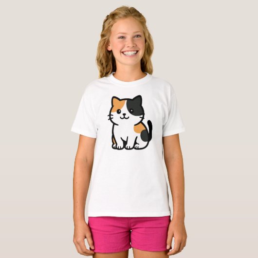 猫 Tシャツ (正面フル)