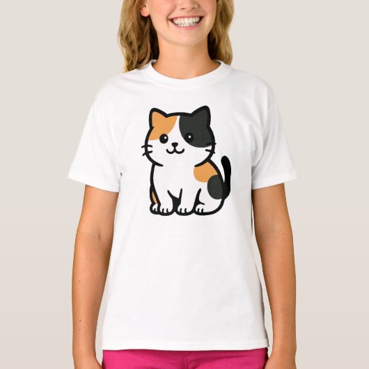 猫 Tシャツ (正面)