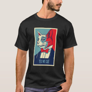 猫 – Yeswe cat Tシャツ
