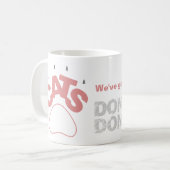 猫DADSM: 基本的なマグ コーヒーマグカップ (正面左)