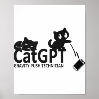 猫GPT重力押し技術者 ポスター