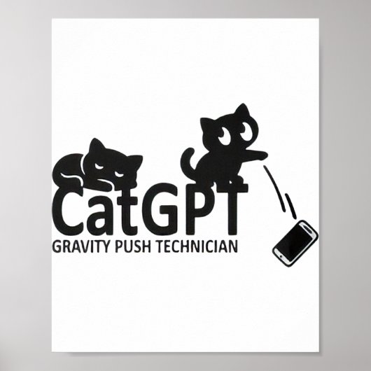 猫GPT重力押し技術者 ポスター (正面)