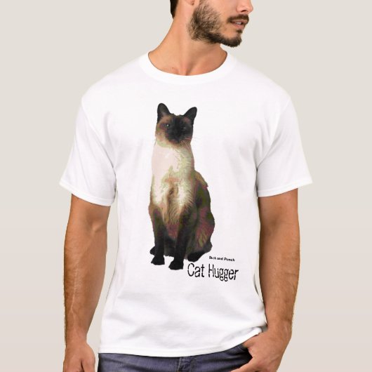 猫Hugger Tシャツ (正面)