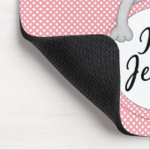 猫I愛イエス・キリストの喜劇的なマウスパッド マウスパッド (コーナー)