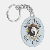 猫Keychainの母 キーホルダー (正面左)