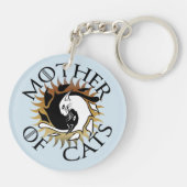猫Keychainの母 キーホルダー (裏面)