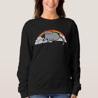 猫LGBT スウェットシャツ