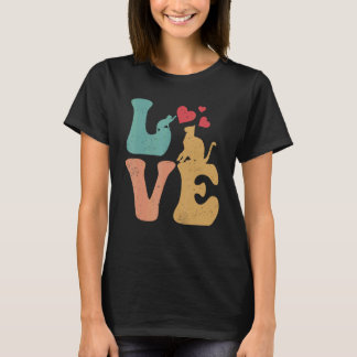 猫LOVE 猫好きさん 猫大好き Tシャツ