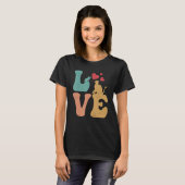 猫LOVE 猫好きさん 猫大好き Tシャツ (正面フル)