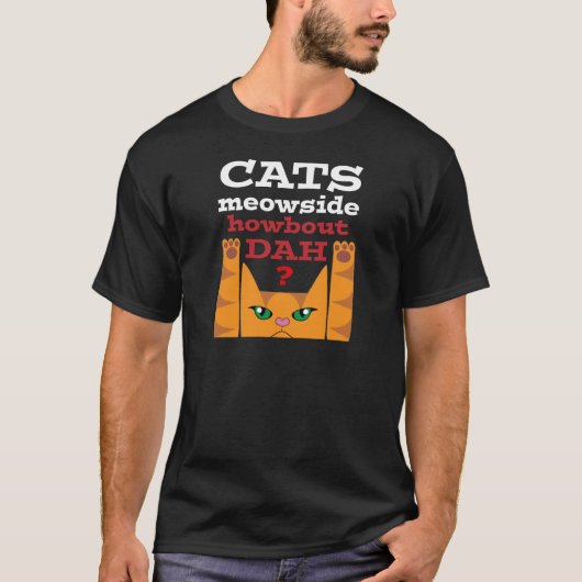 猫Meowside Tシャツ (正面)