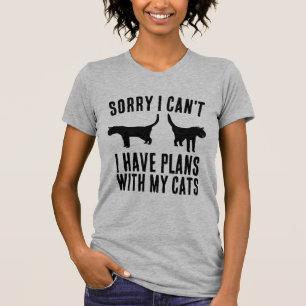 猫Tシャツが予定に入ってなおもしろいくてごめんなさい Tシャツ