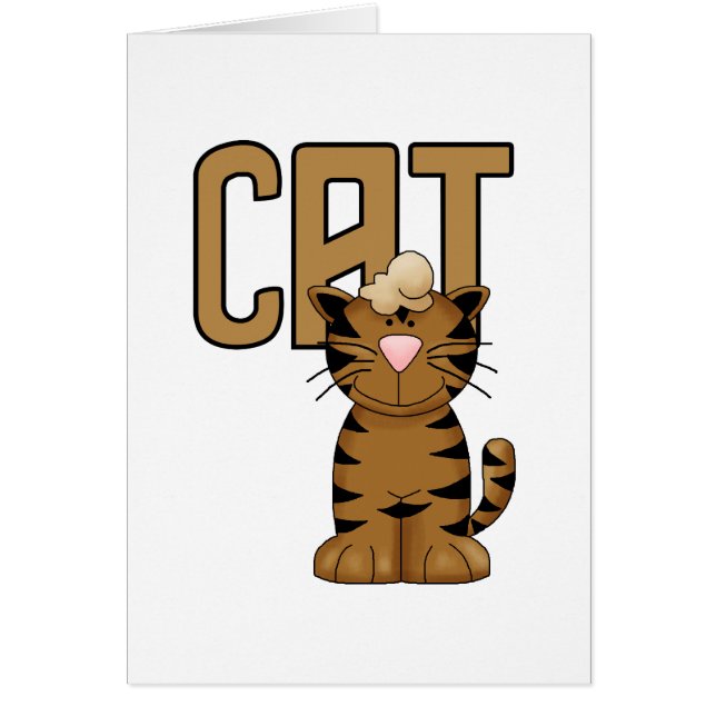 猫Tシャツとプレゼント (正面)