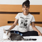猫Tシャツの予定が入ってなくて申し訳ない Tシャツ