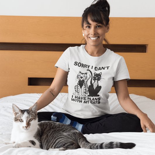 猫Tシャツの予定が入ってなくて申し訳ない Tシャツ