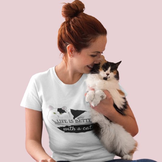 猫Tシャツの方が暮らしが良い Tシャツ