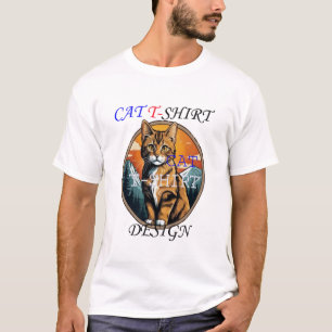 猫Tシャツデザイン Tシャツ