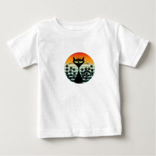 猫Tシャツベイビー ベビーTシャツ