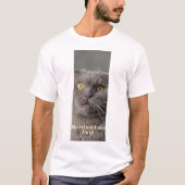 猫Tシャツ男性へ Tシャツ (正面)