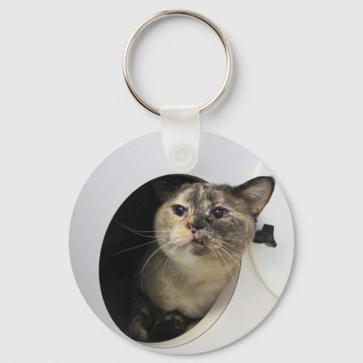 猫Tシャツ キーホルダー (正面)
