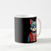 猫Tシャツ コーヒーマグカップ (正面右)