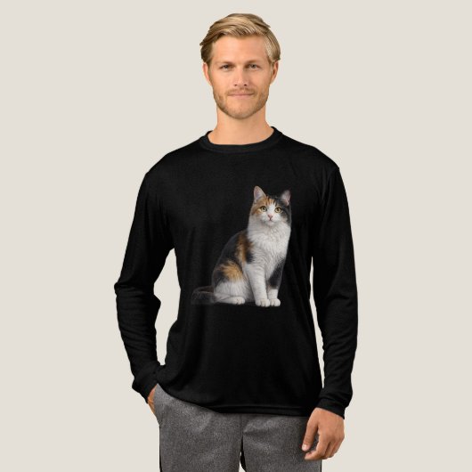 猫Tシャツ トライブレンドTシャツ (正面全体)