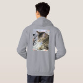 猫Tシャツ パーカ (裏面フル)