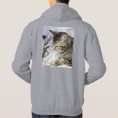猫Tシャツ パーカ (裏面)