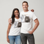 猫Tシャツ、野良猫に餌をあげるキリスト教Tシャツ Tシャツ (ユニセックス)