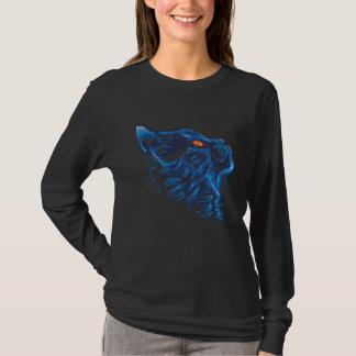 猫Tシャツ 青い猫Tシャツ 動物Tシャツ Tシャツ