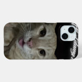 猫Tシャツ Case-Mate iPhoneケース (裏面 (横))