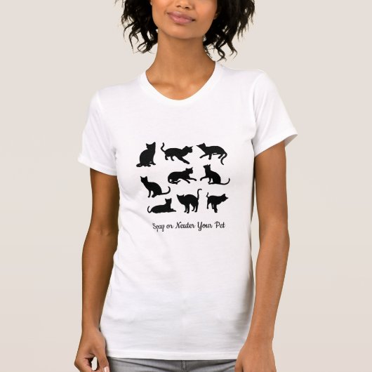猫Tシャツ Tシャツ (正面)