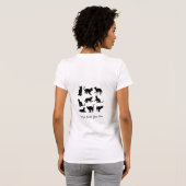 猫Tシャツ Tシャツ (裏面フル)