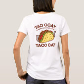 猫Tシャツ – TACO CATスペリングは逆… Tシャツ (裏面)