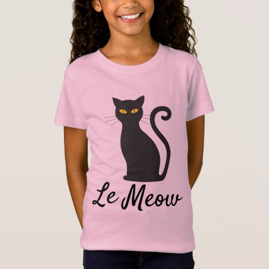 猫Tシャフランスのツ・ル・ミウ Tシャツ (正面)