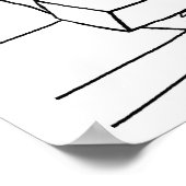 猫vsピル – 獣医や医院のポスター ポスター (角)