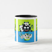 猫vs.ネズミコーヒーマグ マグカップ (中央)