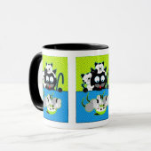 猫vs.ネズミコーヒーマグ マグカップ (正面左)