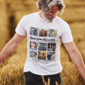 献上品ファミリーフォトコラージュ記念碑 Tシャツ