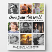 献上品家の写真コラージュ記念碑 フォトプラーク (正面)