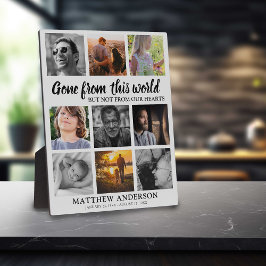 献上品家の写真コラージュ記念碑 フォトプラーク